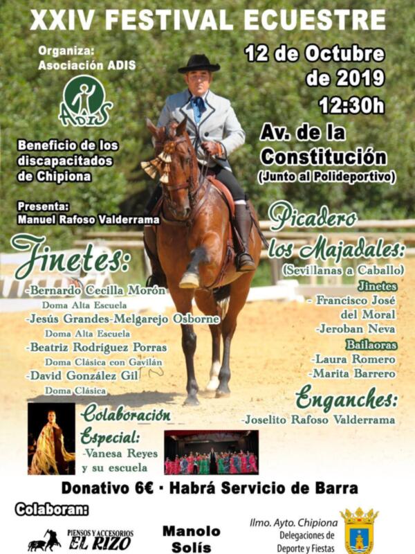 La afición al caballo se cita este sábado en el tradicional festival a beneficio de ADIS que este año se traslada al otoño