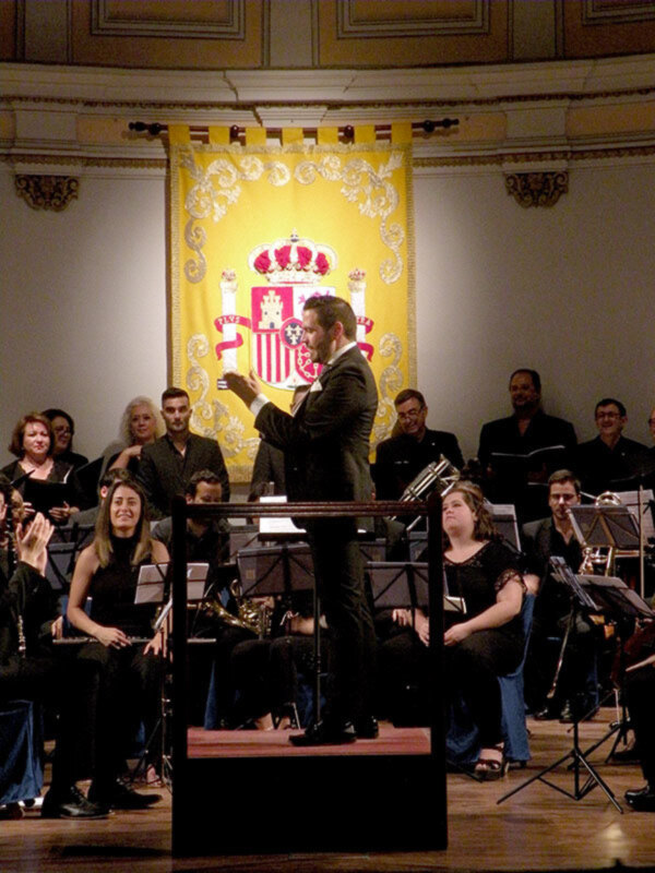 La cátedra General Castaño de Sevilla celebró el III concierto de la Hispanidad.