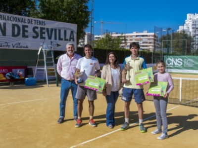 Sergio Dávila repite título en el Open de Sevilla de tenis Memorial Ricardo Villena