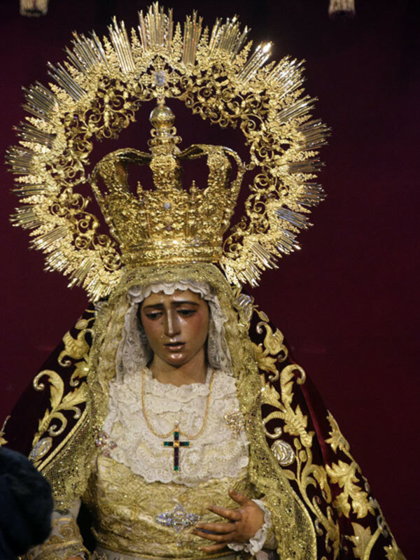 La Amargura en Besamanos antes de ser restaurada