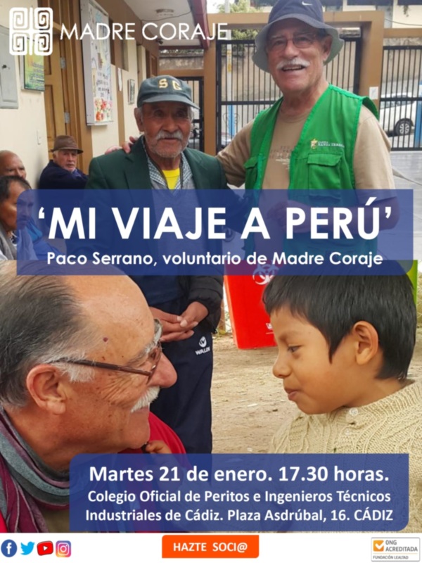 Un voluntario de Madre Coraje cuenta su experiencia de viaje con Madre Coraje en Perú para acercar realidades del país andino