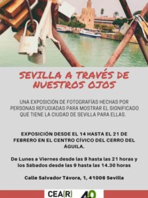 Refugiados muestran su visión fotográfica sobre la  ciudad de Sevilla