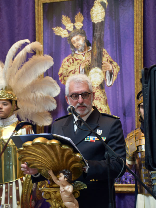 La Hermandad del Gran Poder de Castilleja de la Cuesta, pregonó a sus armaos.