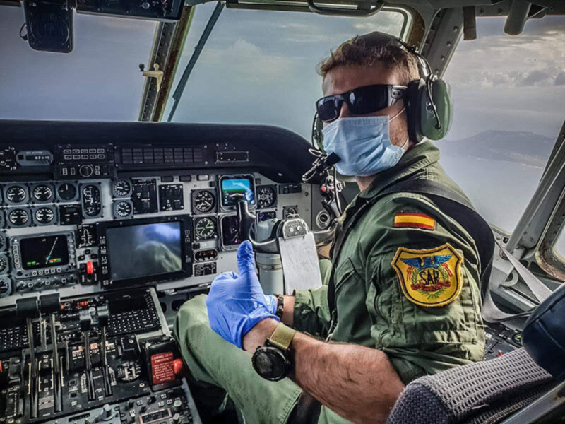 Entre el 24 de marzo y el 30 de abril el Ejército del Aire transportaron más de 70 tonelada de material sanitario de todo tipo