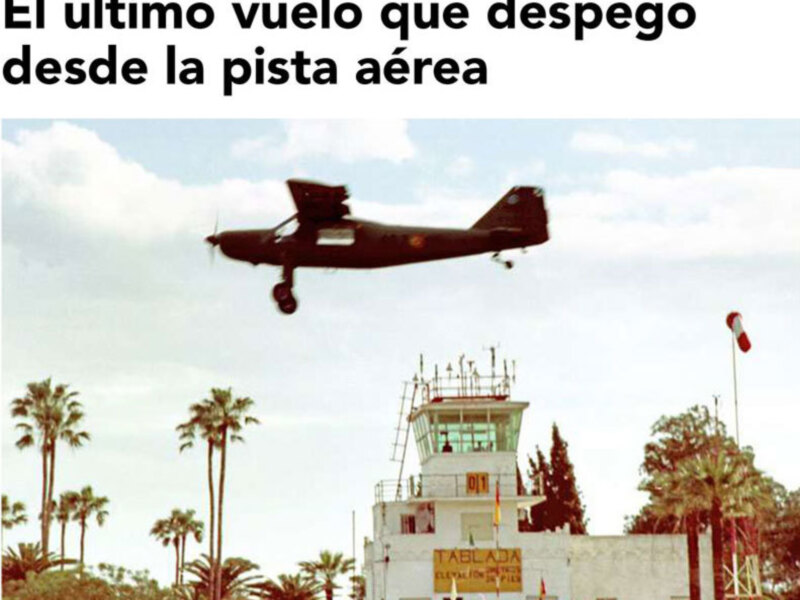 El último vuelo en Tablada. 31-03-1990