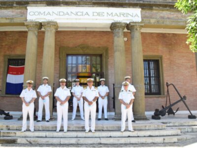 Homenaje a los marinos caídos por España en la Guerra de 1898 en Filipina, Cuba y Puerto Rico.