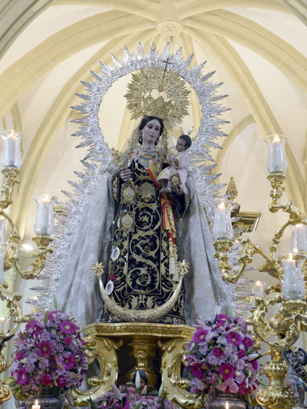“Virgen del Carmen” del músico coruñés y compositor militar Ginés Sánchez Torres y dedicada a la hermosa talla mariana