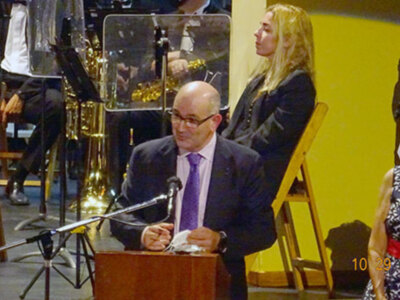La Banda Sinfónica Municipal de Sevilla ofreció un concierto homenaje a Pedro Braña.