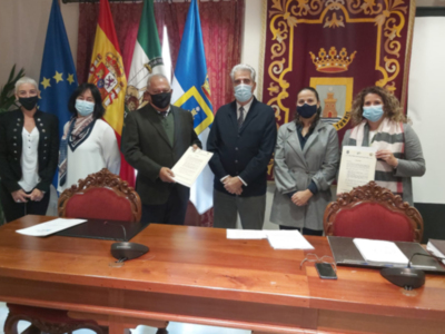 El CAND entrega al Ayuntamiento chipionero el plan realizado por su adhesión al manifiesto andaluz por la igualdad efectiva en el deporte