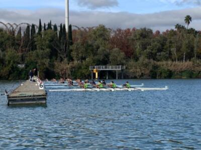 Primera regata de la 24ª Copa de Andalucía de remo