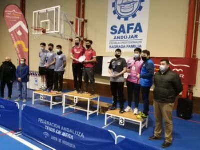 Cinco podiums en el Campeonato de Andalucía de Tenis de Mesa 2020 para el CTM Portuense
