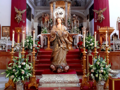 La Virgen de la O de la parroquia de Chipiona será restaurada de forma inminente con una subvención de la Junta de Andalucía