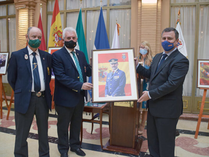 La Hermandad Nacional Monárquica de Andalucía ha llevado a Sevilla la Exposición dedicada a S. M Felipe VI.