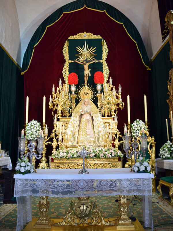  Alcalá del Río, inaugura su anual calendario de cultos con la Solemne Novena a la Santísima Virgen de las Angustias Coronada