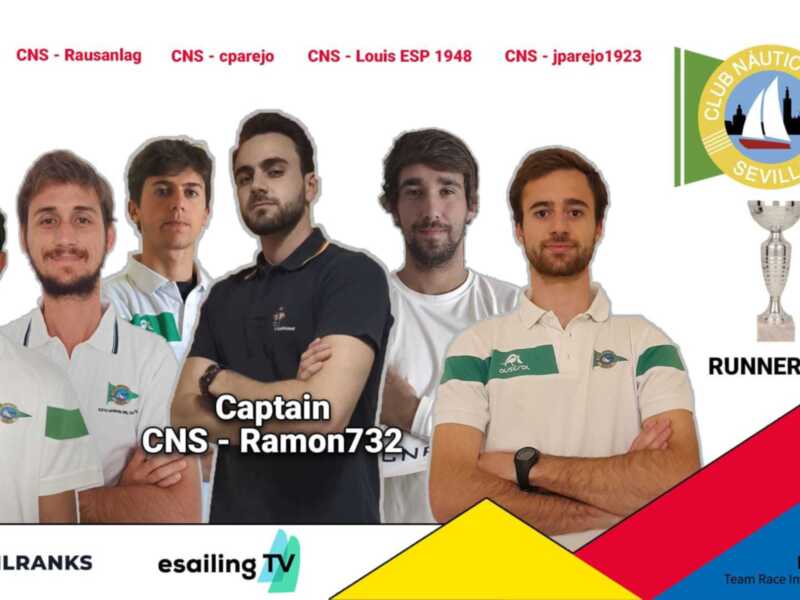 El Club Náutico Sevilla, subcampeón de la ISPO Munich Team Race Invitationals de eSailing