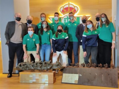 Recepción del Real Betis a los ganadores de la 54ª Regata Sevilla-Betis
