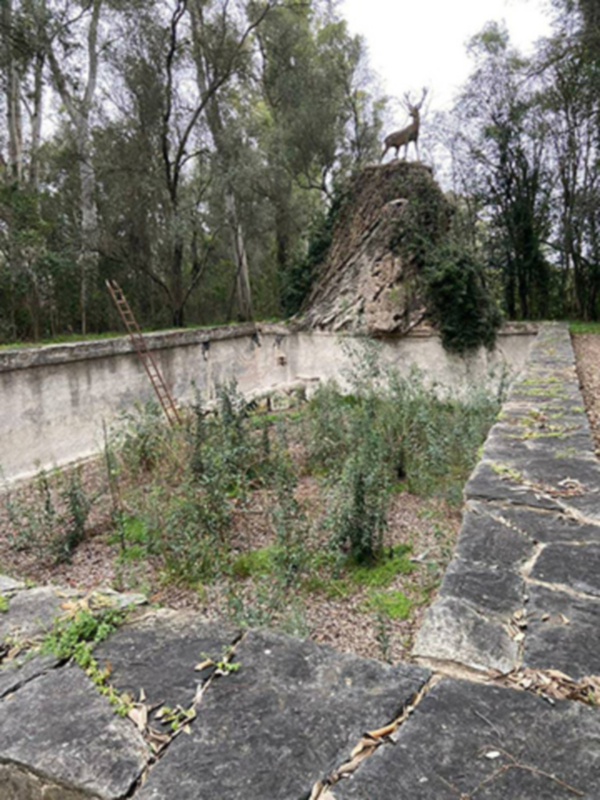 Los Jardines de Moratalla en Hornachuelos, Córdoba, declarados BIC, en estado de abandono.