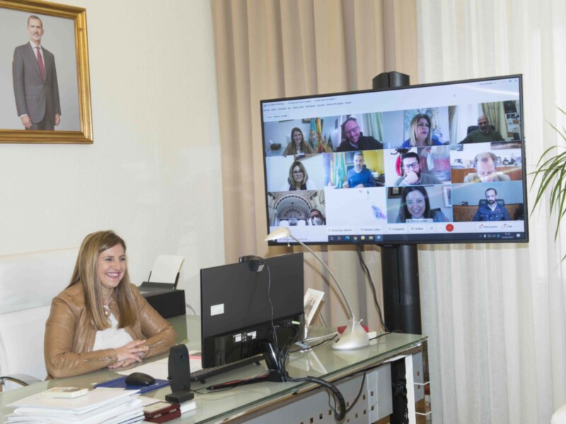 Irene García presenta a los Ayuntamientos de la Bahía de Cádiz, Jerez y Costa Noroeste las inversiones frente al COVID de Diputación
