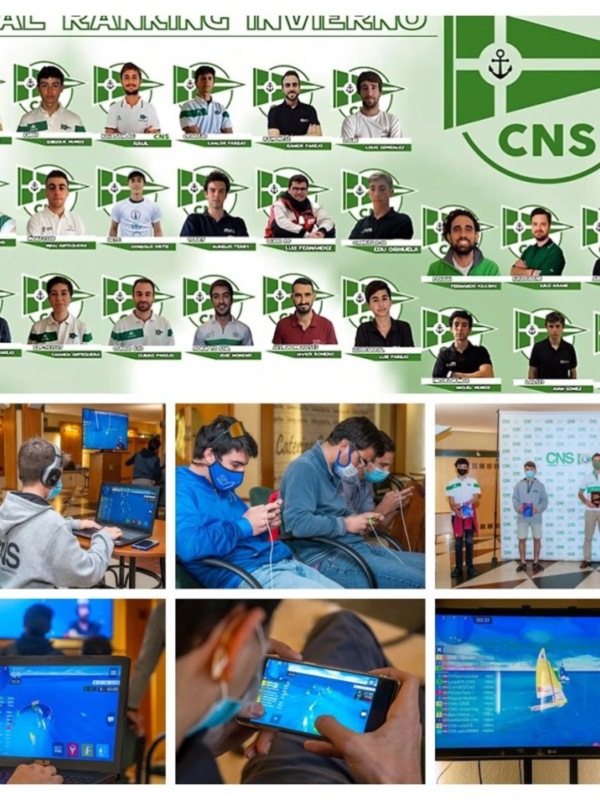Clausurado el Ránking de invierno de eSailing del Club Náutico