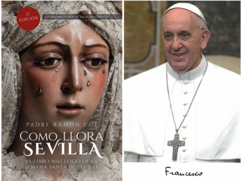El Papa Francisco agradece el gesto de hacerle llegar la nueva edición del libro “Cómo llora Sevilla” joya literaria de la Semana Santa sevillana 