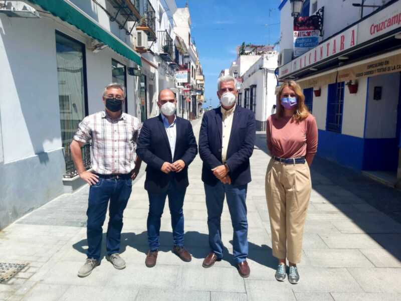 La estrategia de recuperación de planes provinciales de Diputación permite renovar la calle Isaac Peral, de Chipiona