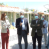 Miguel Andreu y Ana Fidalgo visitan la construcción del nuevo espacio  para el ciclo de cocina en el I.E.S. Salmedina