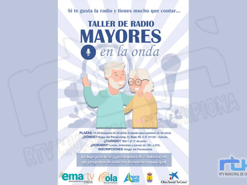 Las emisoras municipales y la Fundación La Caixa inician el proyecto de formación en comunicación “Mayores en la Onda” 