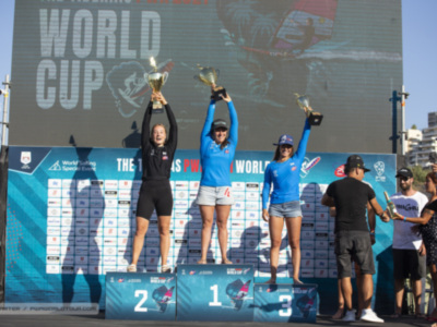 Podio para el Náutico Sevilla en la Copa del Mundo PWA de Foil