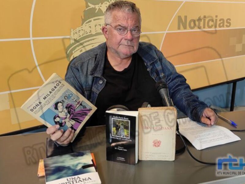 Juan Mellado da luz a la presencia de Chipiona en las novelas de Emilia Pardo Bazán y la influencia de Pérez Galdós, Tolosa Latour y Lerchundi en su o