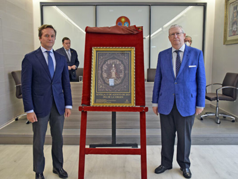 La gloria del palio del Socorro para anunciar el día de la Virgen de los Reyes