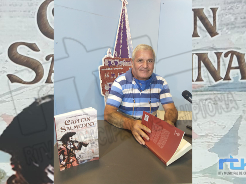 Sebastián Tirado reedita su novela Capitán Salmedina que será distribuida por la ExLibric en España, Portugal e Hispanoamérica