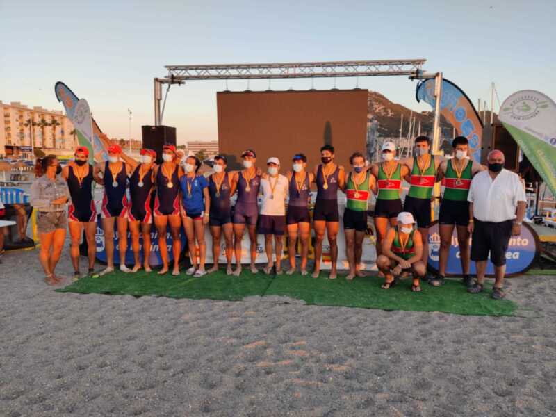 Metales sevillanos en el Campeonato de España de remo de mar 