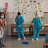 Laura Román supervisa la limpieza integral de los centros educativos previa al inicio del curso