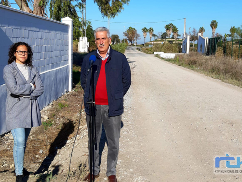 Luis Mario Aparcero anuncia que las obras de arreglo del camino de la Reyerta se encuentran en fase contratación