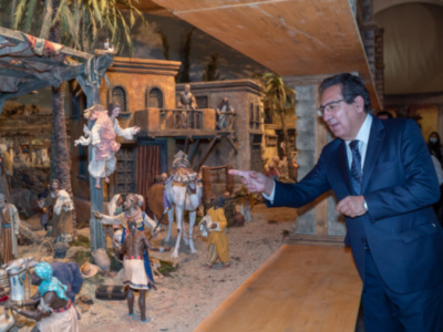 La Fundación Cajasol inaugura su Belén como cada Navidad en el centro de la ciudad