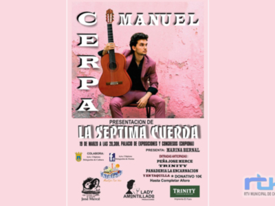 Manuel Cerpa ofrecerá este sábado en su tierra el primer concierto presentación de su primer disco, ‘La séptima cuerda’