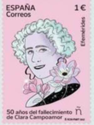  Correos presenta un sello dedicado al 50 aniversario del fallecimiento de Clara Campoamor