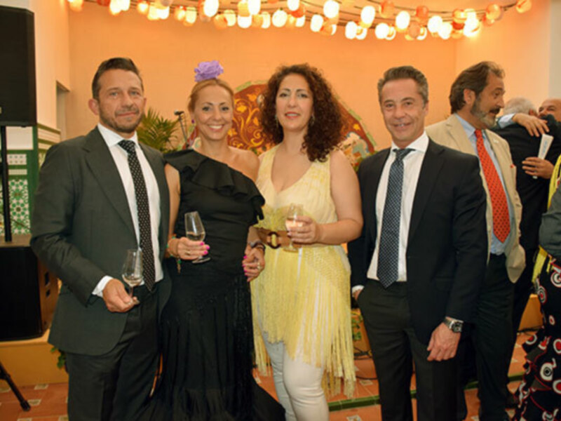 Jornada de recepción de Fiestas Mayores  en la caceta del Ayuntamiento de Sevilla