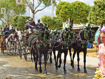 El paseo de caballo en la feria de Sevilla