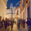 Procesión nocturna de bajada en la Hermandad de la Vera-Cruz de Alcalá del Río