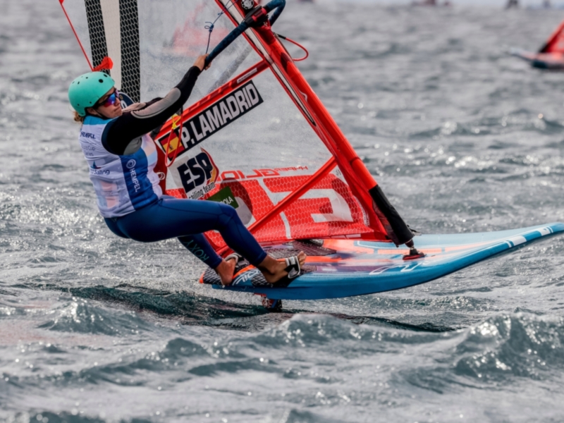 Pilar Lamadrid, séptima en el Campeonato de Europa de la clase iQFoil
