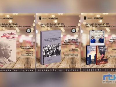 Tano Guzmán anuncia que Cultura ofrecerá tres presentaciones literarias en junio en la sala del Colectivo Espacio Vacío