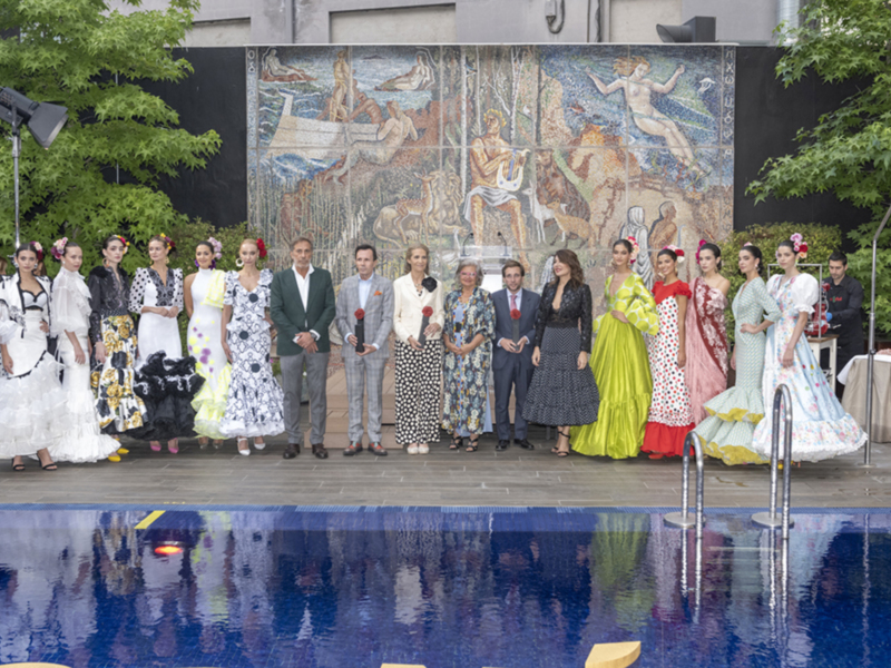 Inaguración de SIMOF, Madrid, 28 firmas presentan sus diseños de moda e inspiración flamenca en los diez desfiles programados.