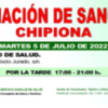 Llamamiento para una nueva donación colectiva de sangre el martes 5 de julio en Chipiona