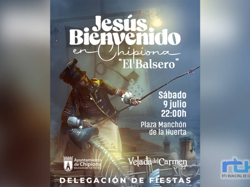Actuación estelar de Jesús Bienvenido, con su obra ‘El Balsero’ en las Fiestas de la Virgen del Carmen en Chipiona