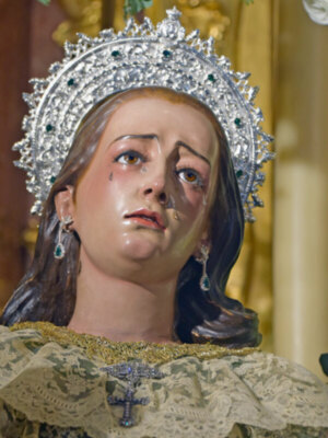 El lunes día 22 de julio se celebró en la capilla de la Hermandad de la Vera-cruz la Festividad de  Santa María Magdalena.