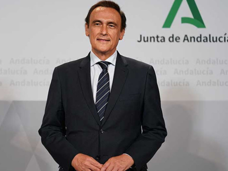 José Carlos Gómez Villamandos visita el plató de "Despierta Andalucía"
