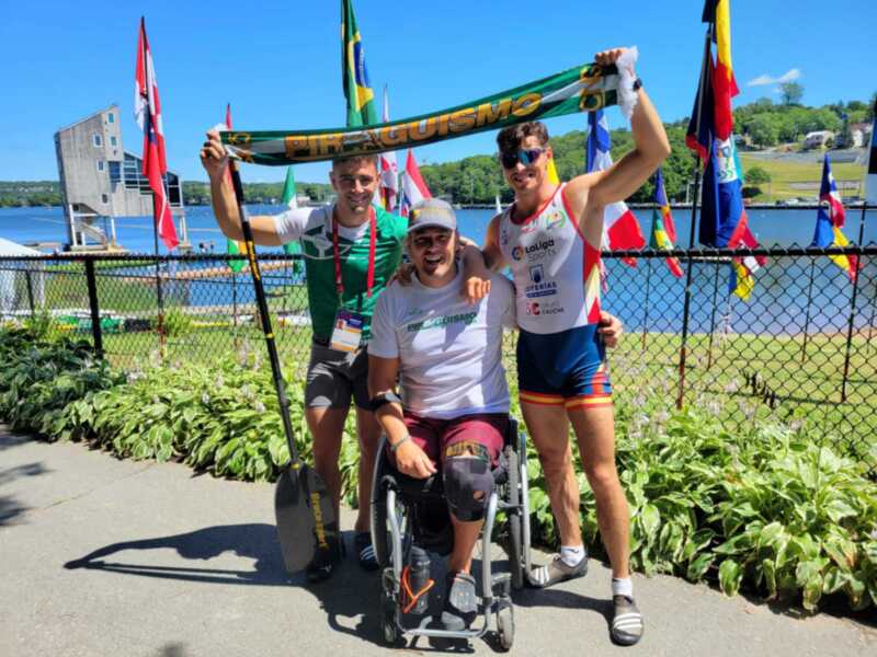 Quinteto del Náutico Sevilla en el Campeonato del Mundo sprint de piragüismo y paracanoa
