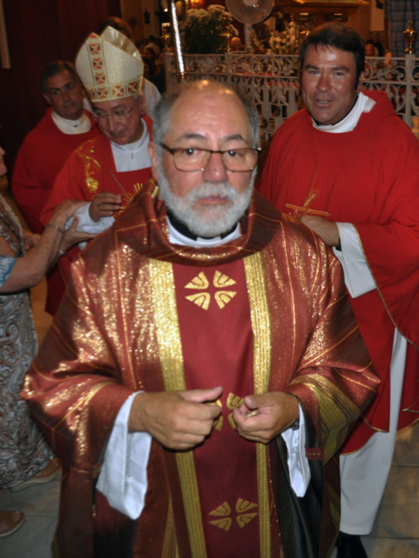 Solemne toma de posesión del nuevo párroco de Chipiona,  Jorge Manrique Manrique