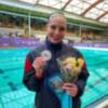 Alisa Ozhogina, en San Francisco con el equipo nacional de natación artística